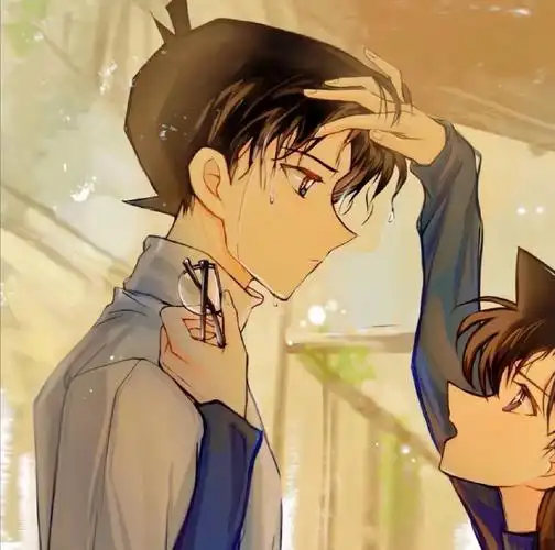 工藤新一和小兰情侣头像(二)