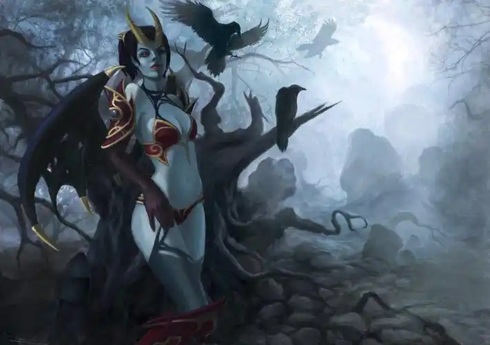 痛苦女王图片dota2英雄图片