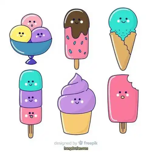 夏日的冷饮要如何画冰激凌冰棍简笔画大全