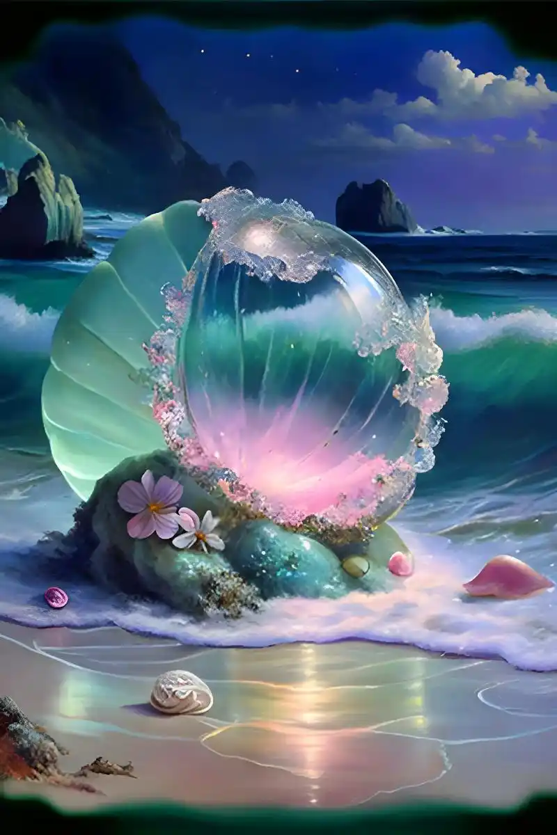 被人分享看七彩幸运贝壳,真是一件幸运而又浪漫的事!#图文伙伴 - 抖音