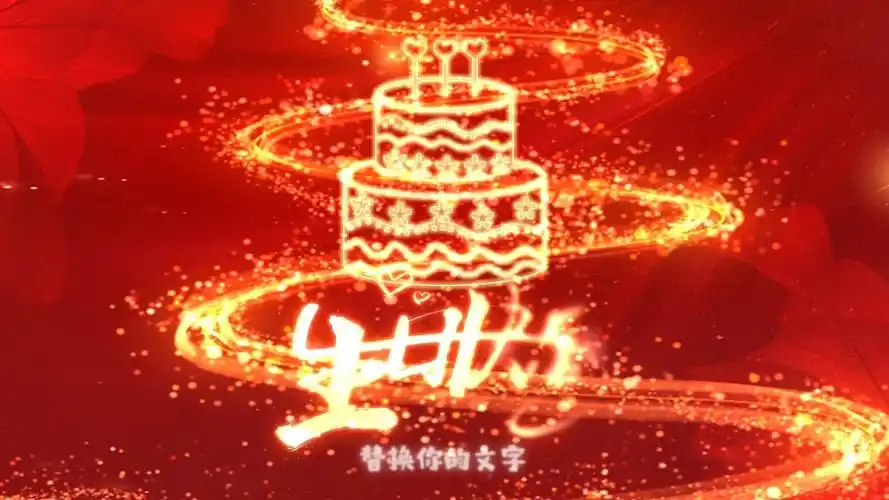 明星祝福生日视频