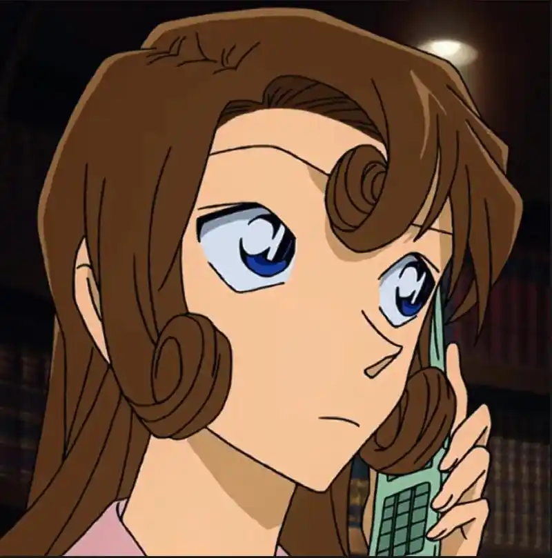 『卡哇伊的在打电话工藤有希子』名侦探柯南.