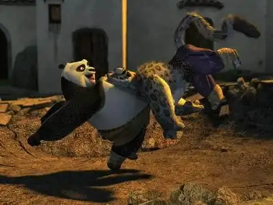 功夫熊猫使宠物森林技打败对手