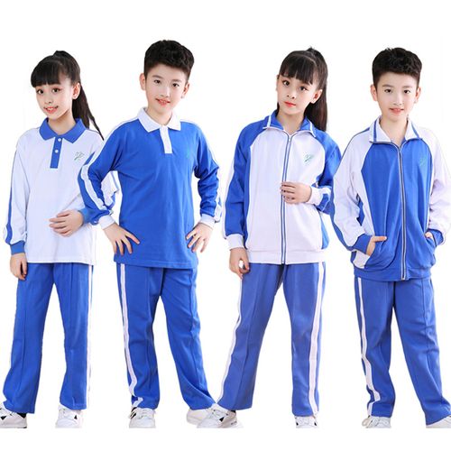 校服深圳小学统一套装小学生短袖冬装外套长短校服