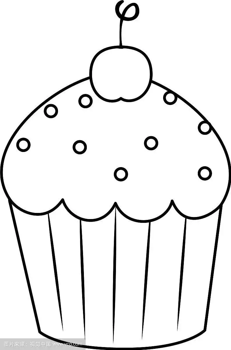 甜美的蛋糕糕点图标