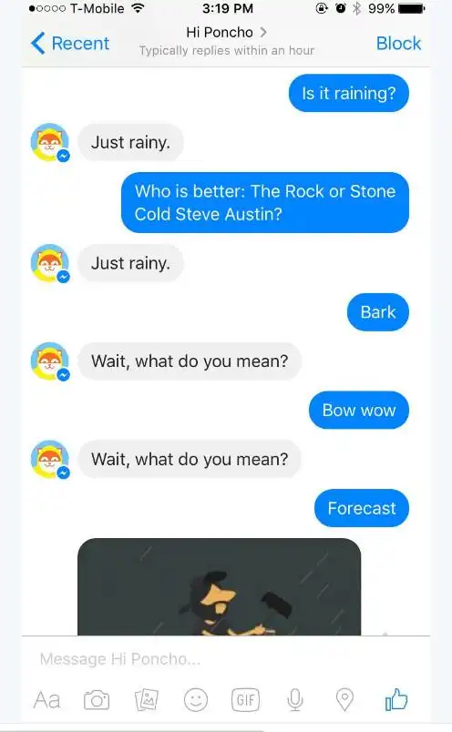 facebook聊天机器人错误回应高达7成,去年大热的bot为什么遭遇如此大