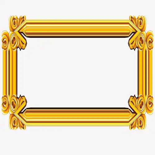 金色边框