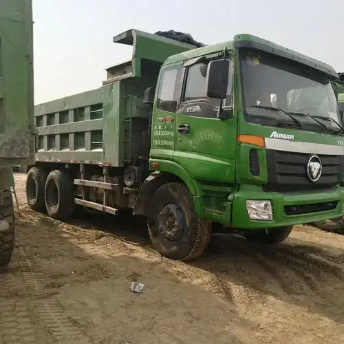 0成交0件出售二手后八轮渣土车自卸车德龙国四豪沃全手续二手后八轮翻