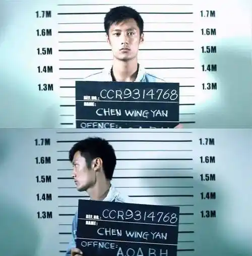 但是,当这些男星扮演的罪犯入狱时,却出卖了他们的真实身高.