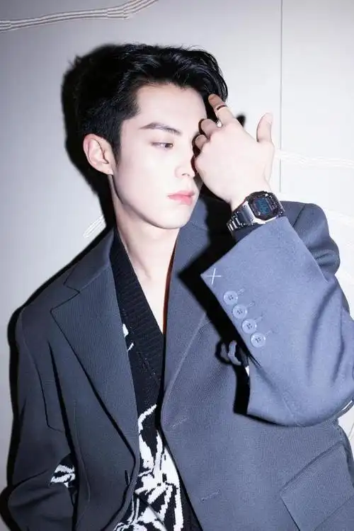 王鹤棣有一点点痞帅的感觉