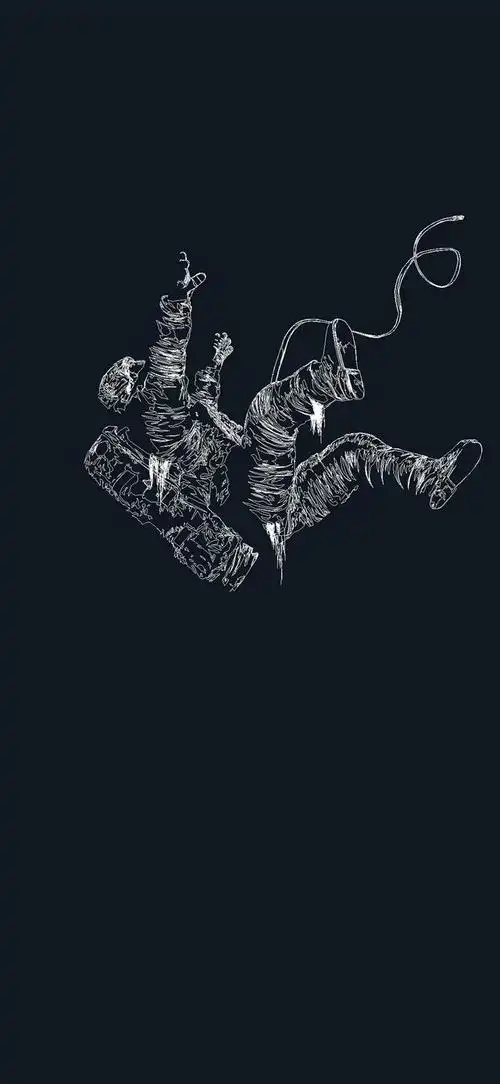 壁纸超清4k手机壁纸登山(攀登者素描风壁纸)(11)