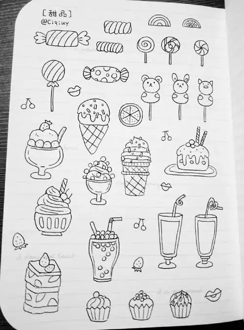 手帐素材合集:各式各样的手账边框和图案,让手账不再平平无奇