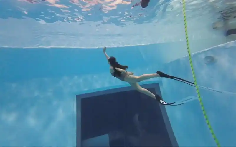 第三次下潜 |希望早日拿到二星潜水证 #潜水#自由潜