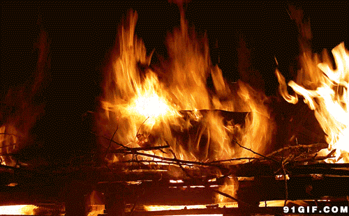 gif动图用抠抠视频秀生成的gif动画火焰素材