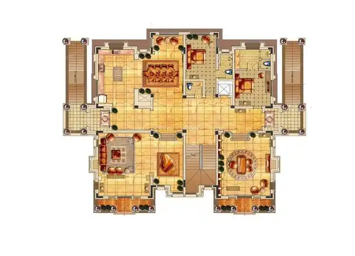 多层住宅别墅设计平面图