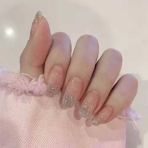 2021年美甲网红流行行款七彩闪钻亮片指甲油珠光指甲彩妆