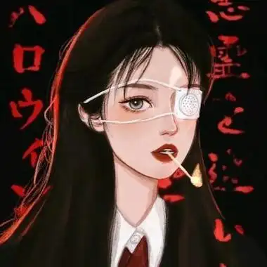 侧脸低头很好看的女生动漫