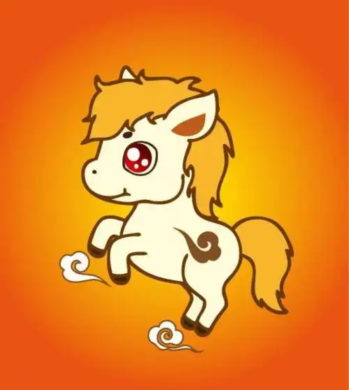 马的图片头像图片卡通图片大全