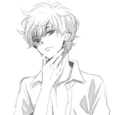 素描动漫头像 素描动漫头像简单