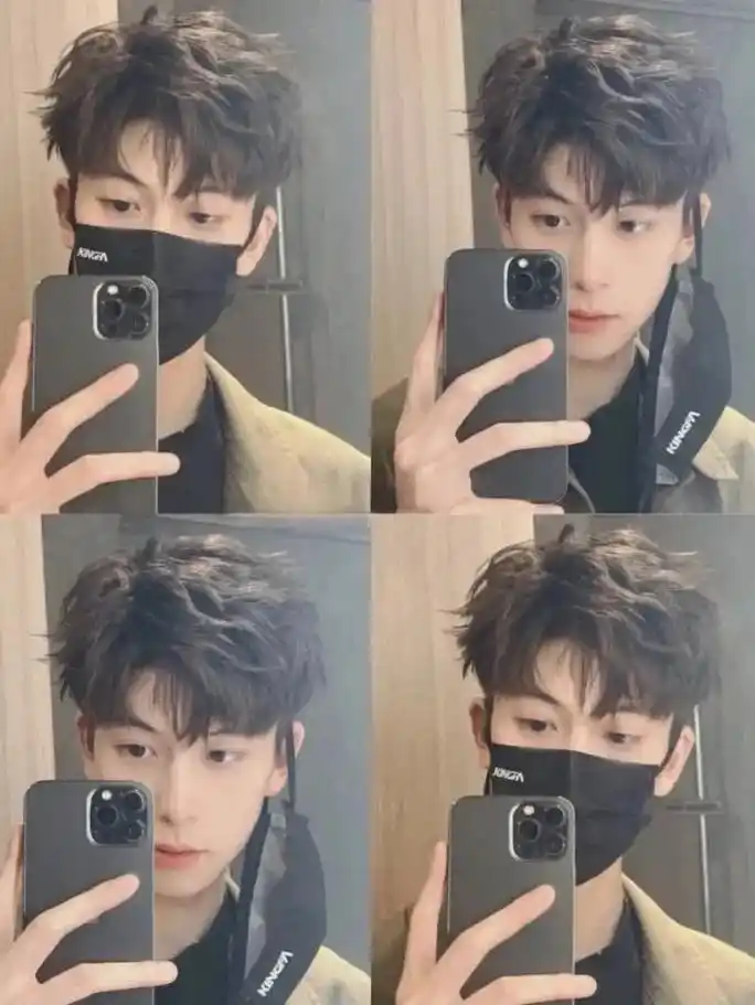 男士发型设计韩式三七微分蝴蝶烫