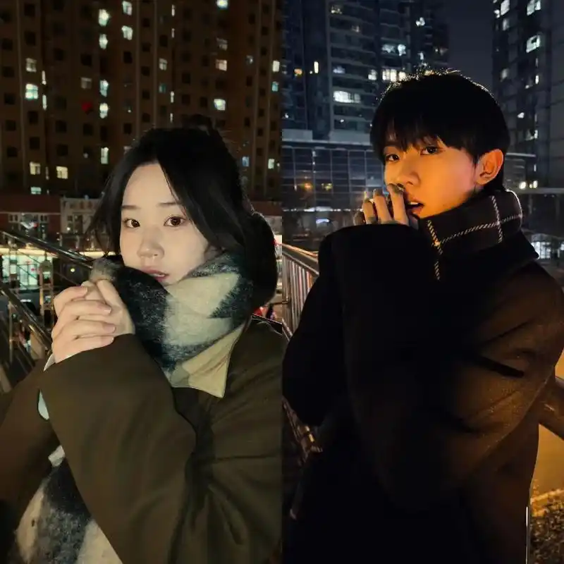 马嘉祺 冬天 大衣 围巾 天桥 马嘉祺 - 抖音