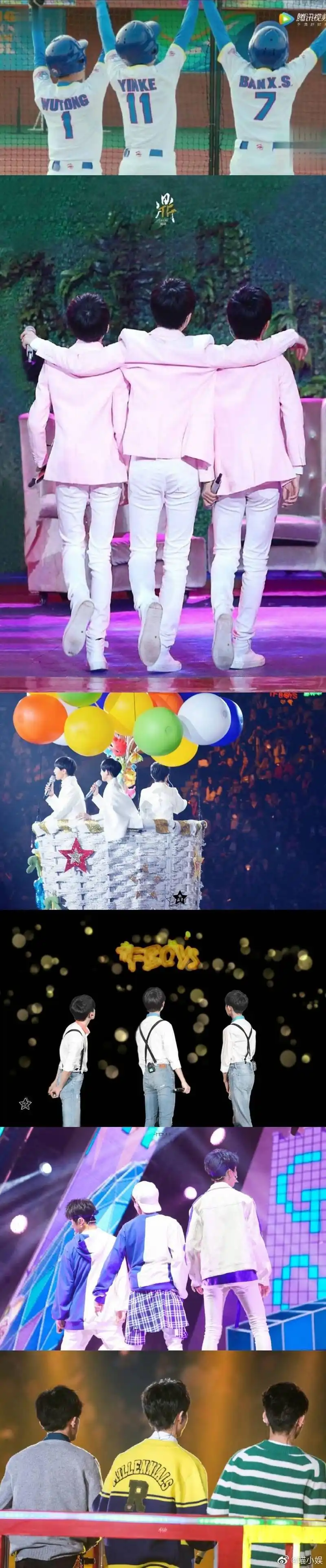 [tfboys][新闻]190501 看背影就很心动的添福宝,三人同行是最美