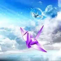 千纸鹤唯美好看头像,可爱头像图片