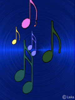 光盘旋转音符飞舞gif动图_动态图_表情包下载_soogif