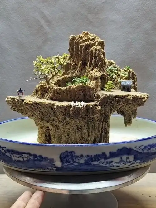 吸水石假山盆景新作欣赏五十三