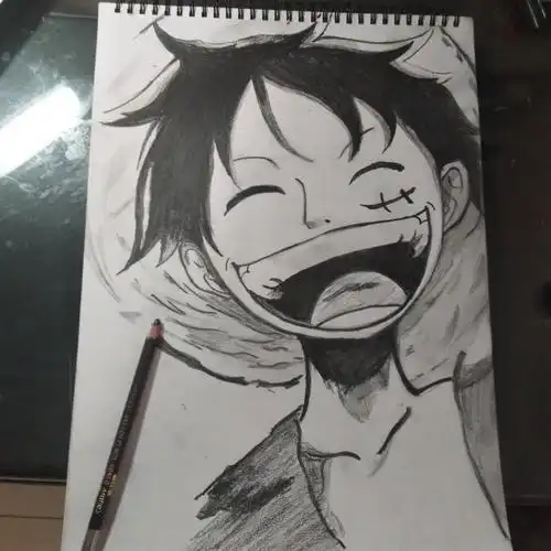 路飞素描画 路飞素描画简单