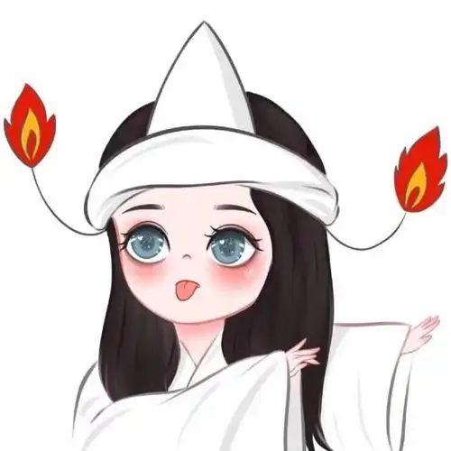 插画头像丨万圣节可爱鬼湘琴装扮