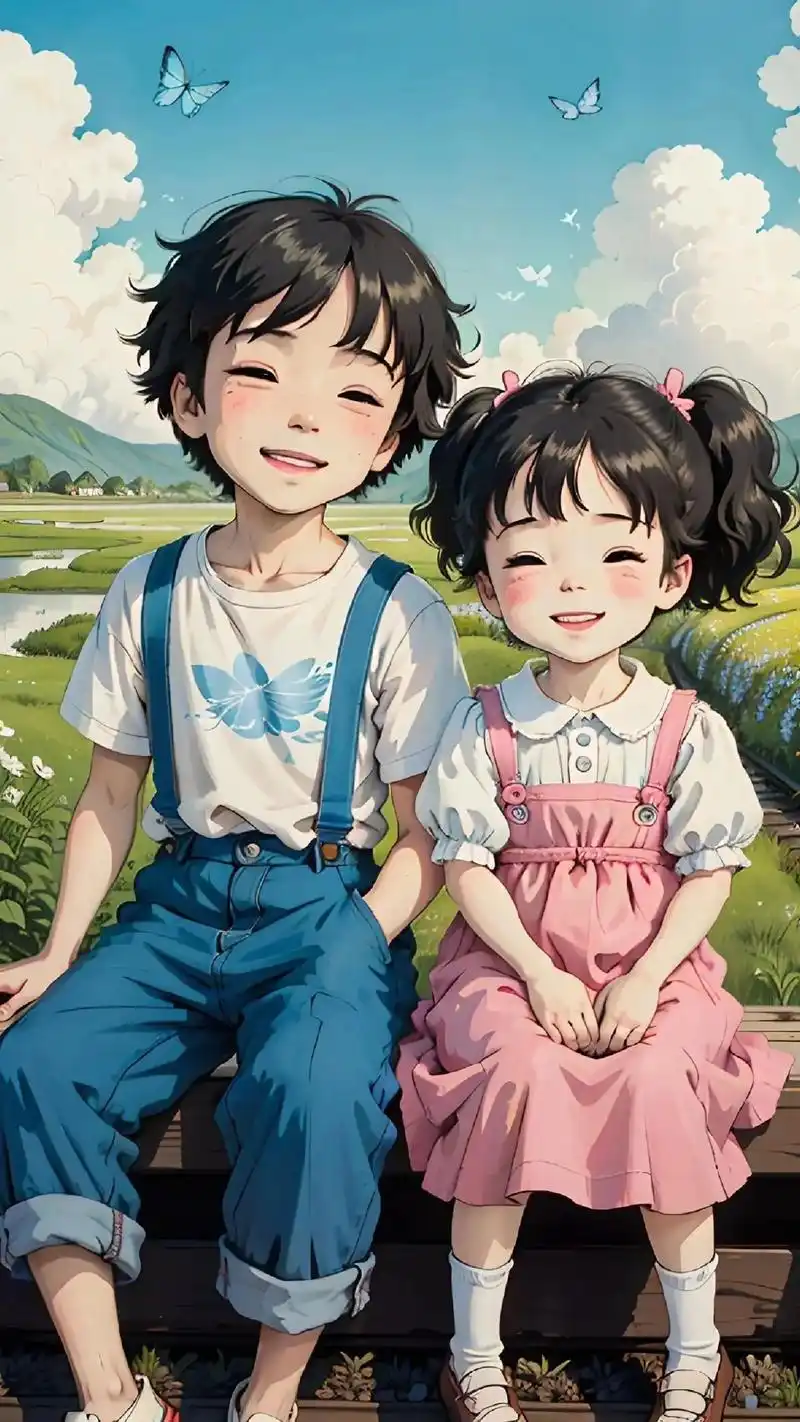 两小无猜,青梅竹马.#浪漫生活的记录者 #治愈系漫画 #每日 - 抖音