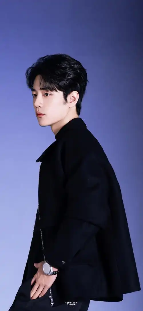 肖战#xz#肖战全黑穿搭#    壁纸|像……精灵0299