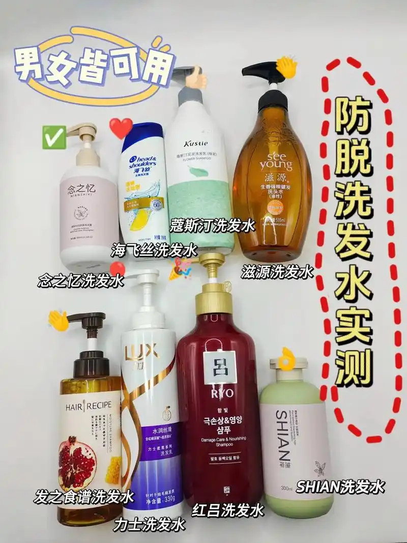 脱发了,防脱洗发水的选择 - 抖音
