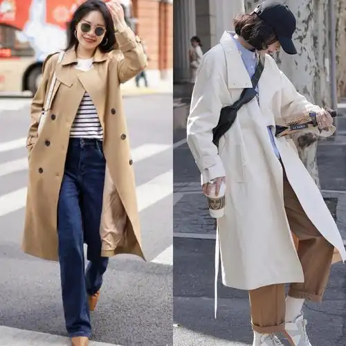 全文总结当下流行的风衣款式特别多,首先女生朋友们要注意款式的选择