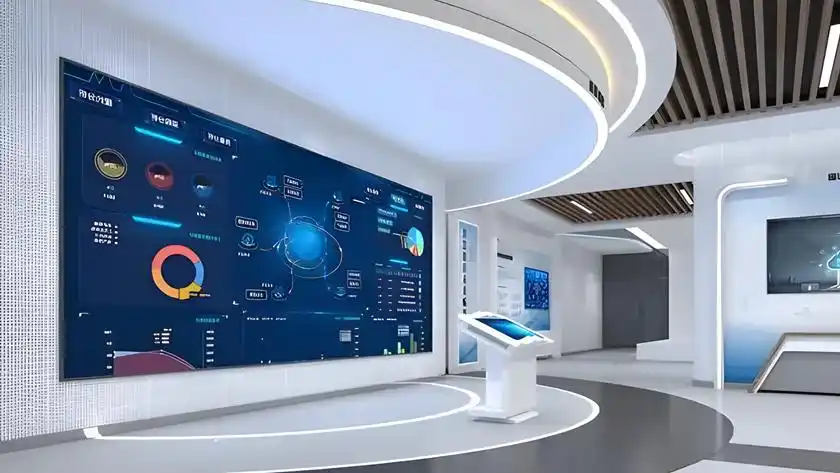 虚拟翻书式双屏联动大数据展示