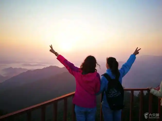 祖源村登山看日出,大美