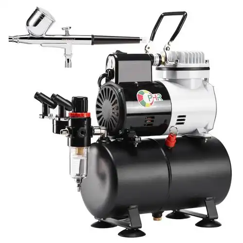 高达手办模型上色喷笔气泵喷漆空压机af186喷绘模型制作工具