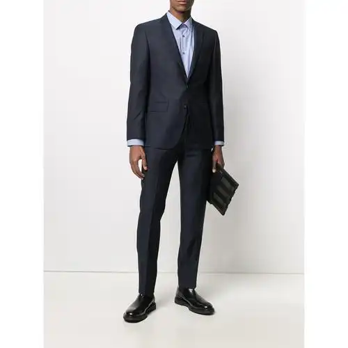 bosshugoboss男士修身单排西装套装西服套装