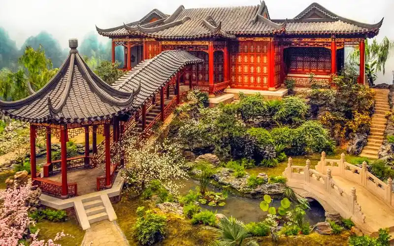 《秀水明山 文笔园林》——《红楼梦》建筑群漫游动画