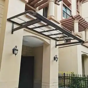 雨搭户外庭院门头家用窗户挡雨神器门口遮阳棚阳台雨棚防雨滴声