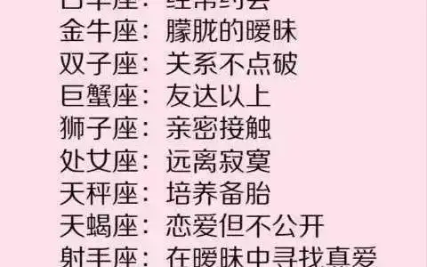 十二星座最怕什么课,十二星座讨厌学什么,白