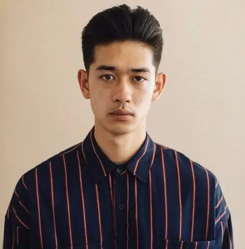 留浅野启介背头发型帅惊整个校园