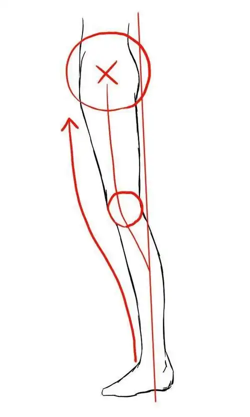 动漫人物腿脚的画法,一篇文章解决如何画腿画脚!