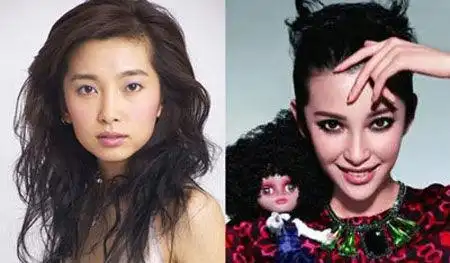 李冰冰整容前后