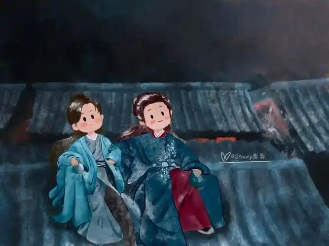 山河令手绘壁纸温客行周子舒真好磕