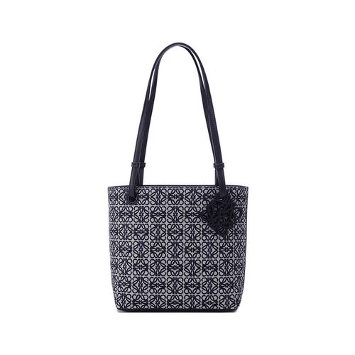 自营loewe罗意威女士织物配皮手提单肩包托特托特通用款女包