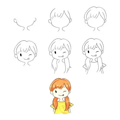 【人物简笔画】80个可爱的卡通人物简笔画,其实真不难画!