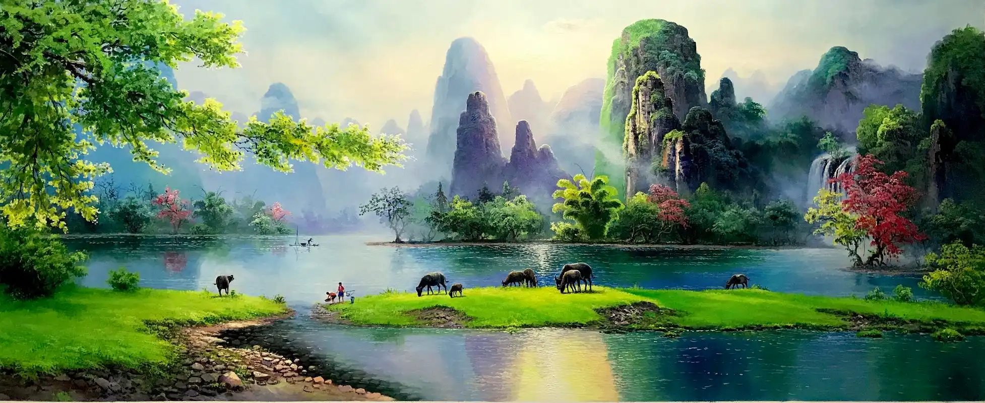 陈长智,龙蟠,吴雨旺,崔景哲,童谆辉,潘文良国画作品集