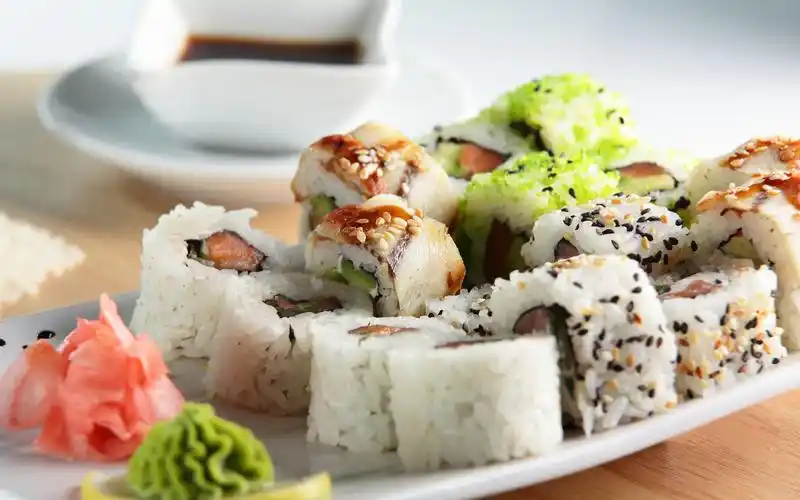 美食大餐,寿司,日本料理,电脑壁纸,壁纸精致美食寿司